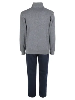 Scuola Nautica Italiana Completo tuta invernale da uomo con felpa e pantaloni - grigio scuro