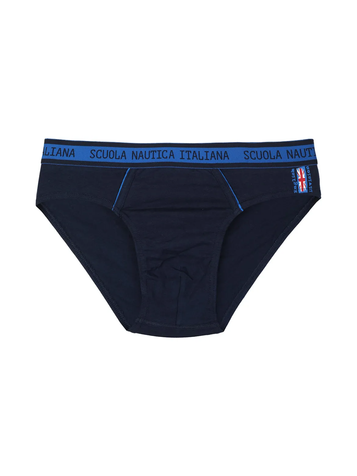 Scuola Nautica Italiana Slip da uomo in cotone tinta unita