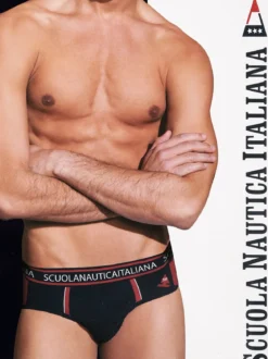 Scuola Nautica Italiana Slip uomo in cotone