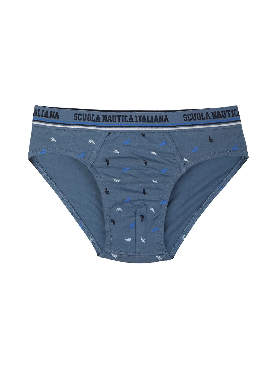 Scuola Nautica Italiana Slip uomo in cotone con stampe