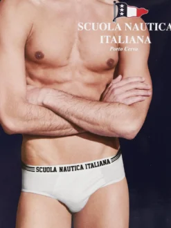 Scuola Nautica Italiana Slip uomo tinta unita