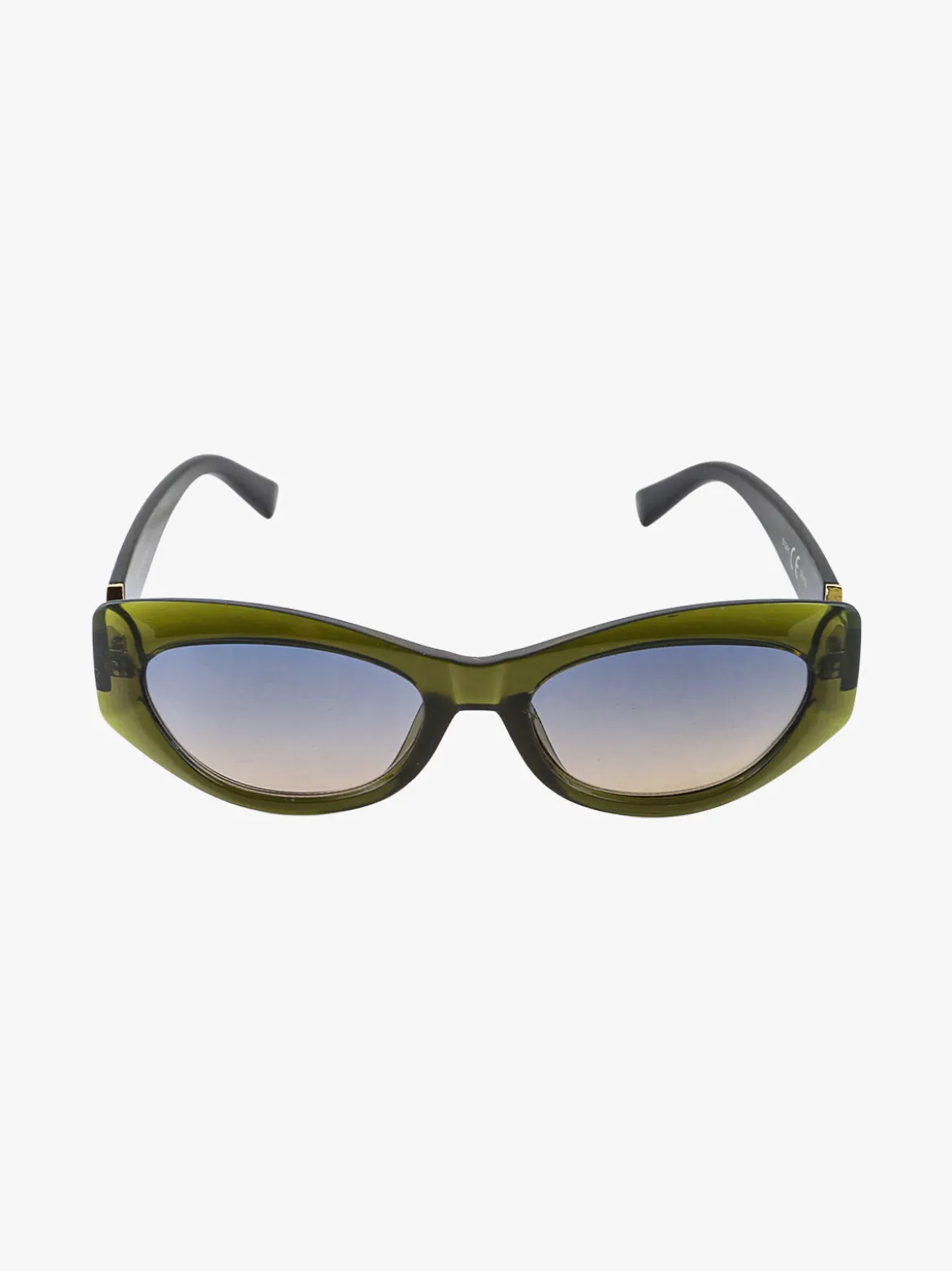 Seevision Occhiali da sole da donna a gatto - verde scuro