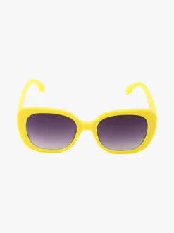 Seevision Occhiali da sole squadrati da donna - giallo