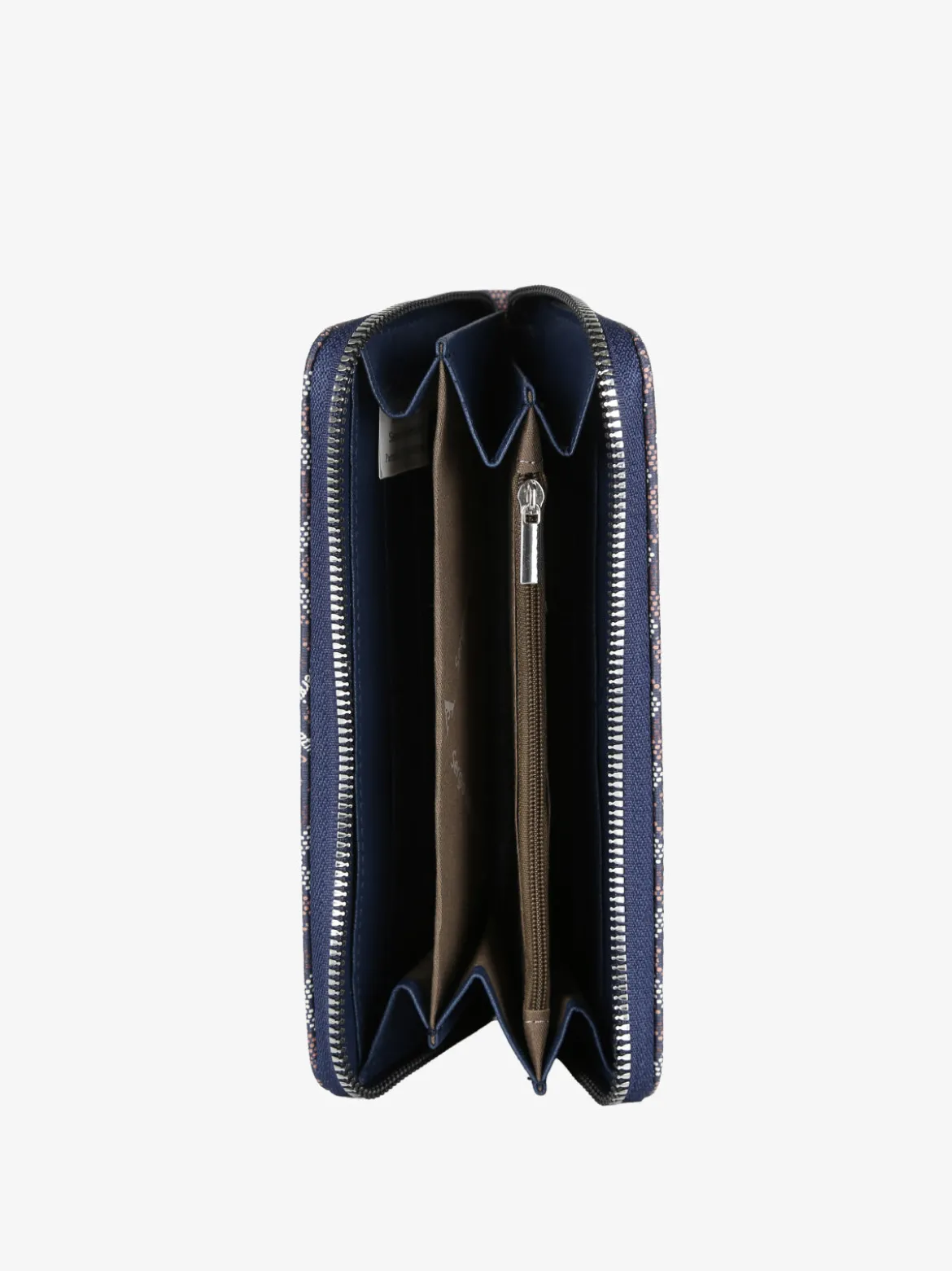 Sergio Valentini Portafoglio rettangolare da donna con stampe - blu scuro