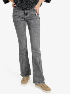 Sexy Sense Jeans donna a zampa - nero