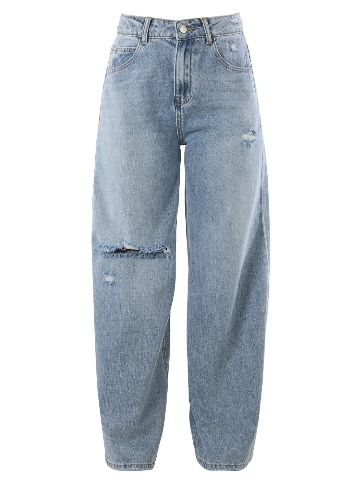 Sexy Sense Jeans donna con strappi a gamba larga - jeans