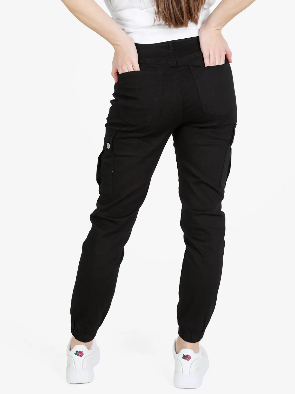 Sexy Sense Pantaloni cargo da donna con elastico alla caviglia