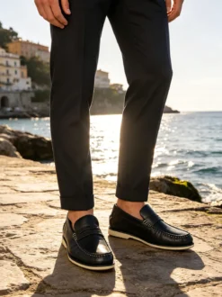 Shooters Mocassini in pelle da uomo