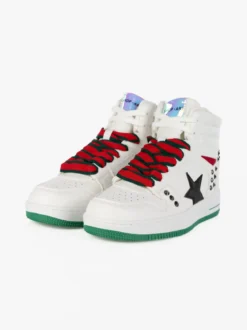 Shop Art BASKET HAILEY Sneakers alte donna con borchie