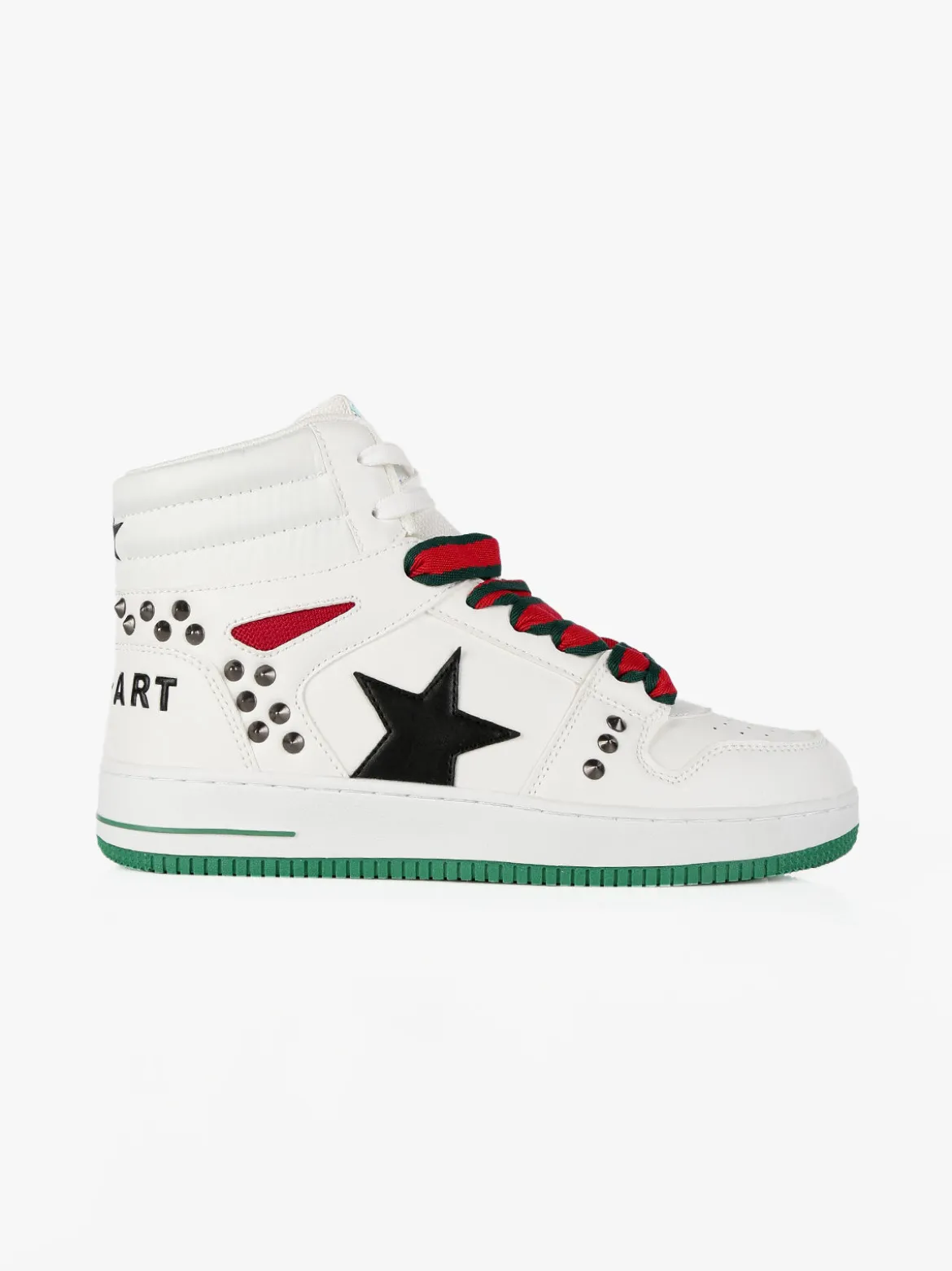 Shop Art BASKET HAILEY Sneakers alte donna con borchie