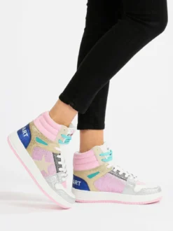 Shop Art BASKET HAILEY Sneakers alte donna glitter