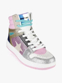 Shop Art BASKET HAILEY Sneakers alte donna glitter