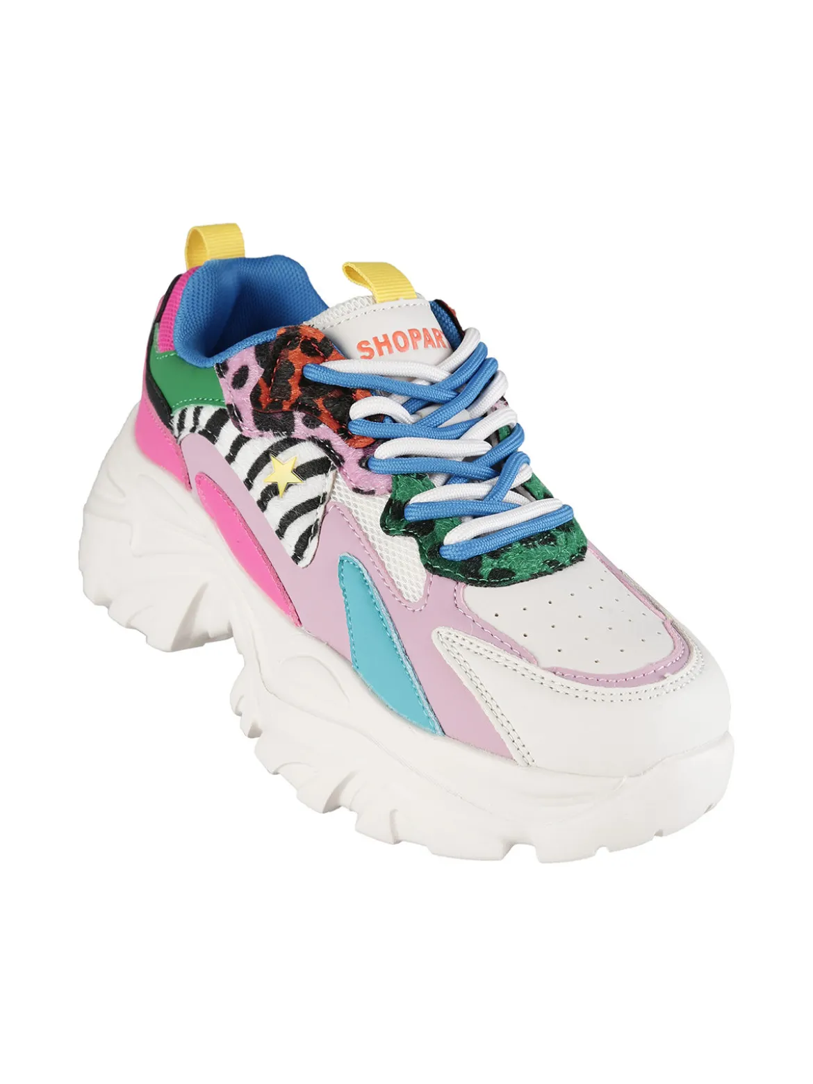 Shop Art CHUNKY MEGAN Sneakers donna multicolore con platform