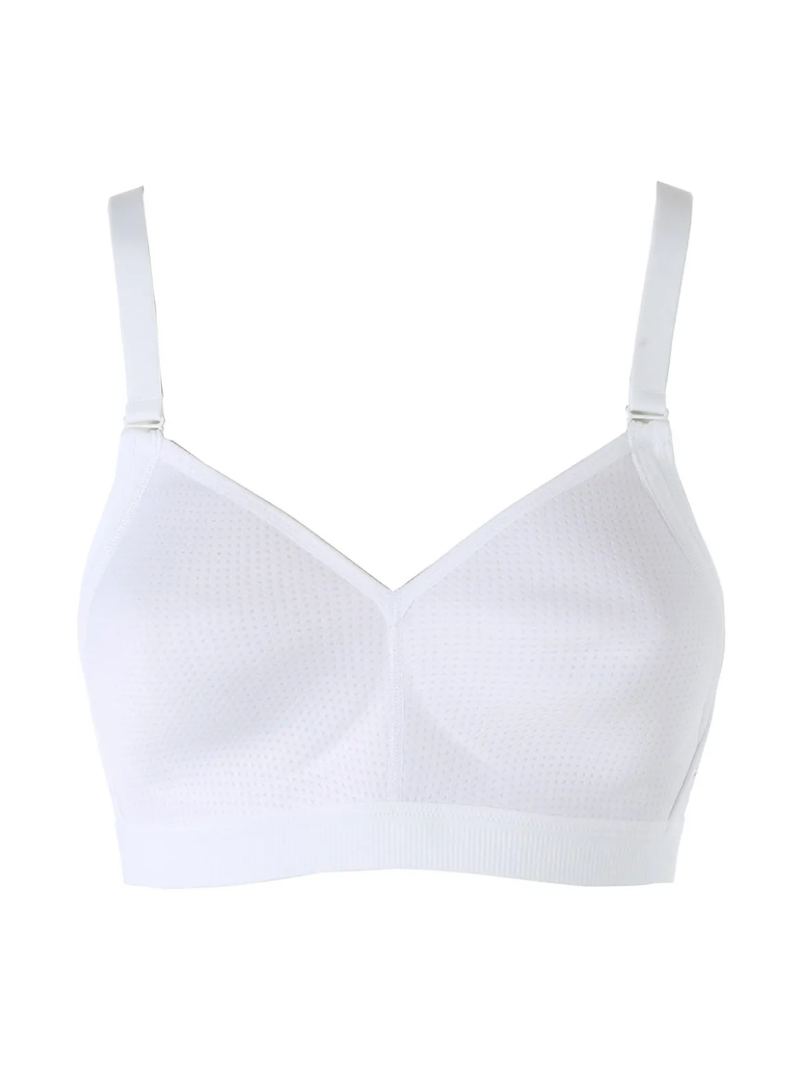 Sielei BEAUTY Reggiseno imbottito senza ferretto con coppe performate COPPA C - bianco