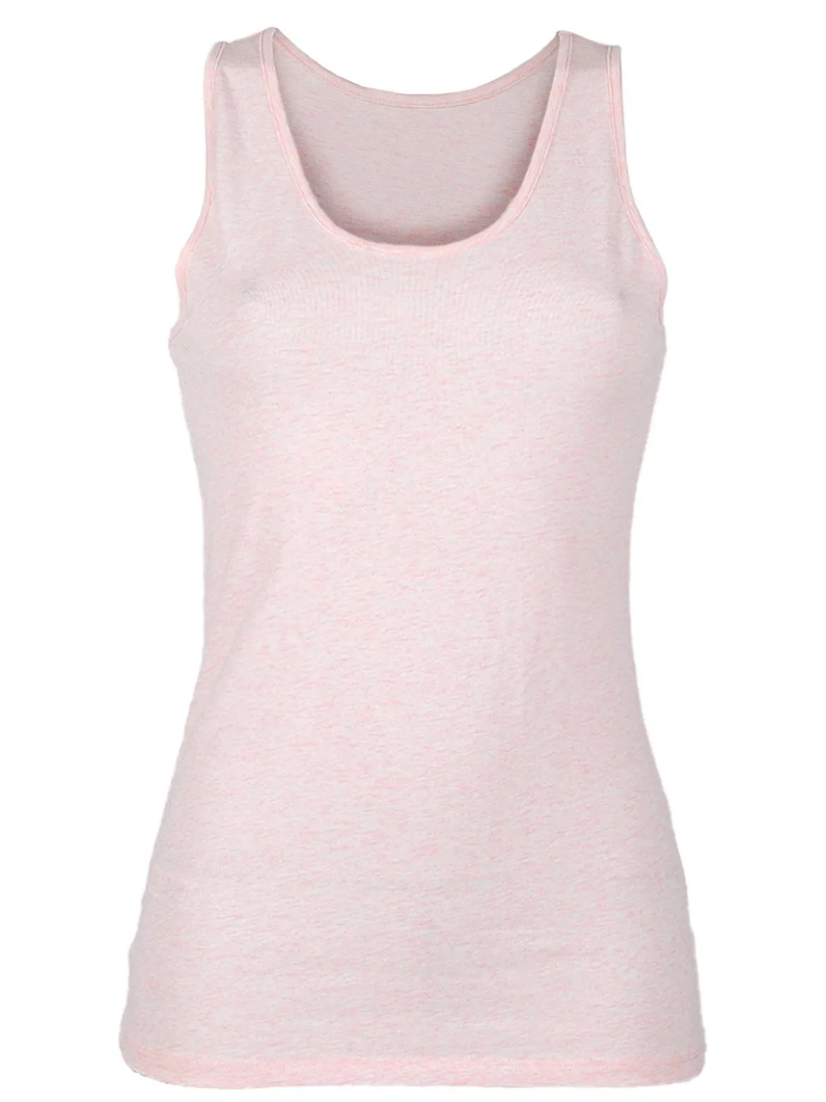Sielei 1438 Canotta donna spalla larga in cotone bio