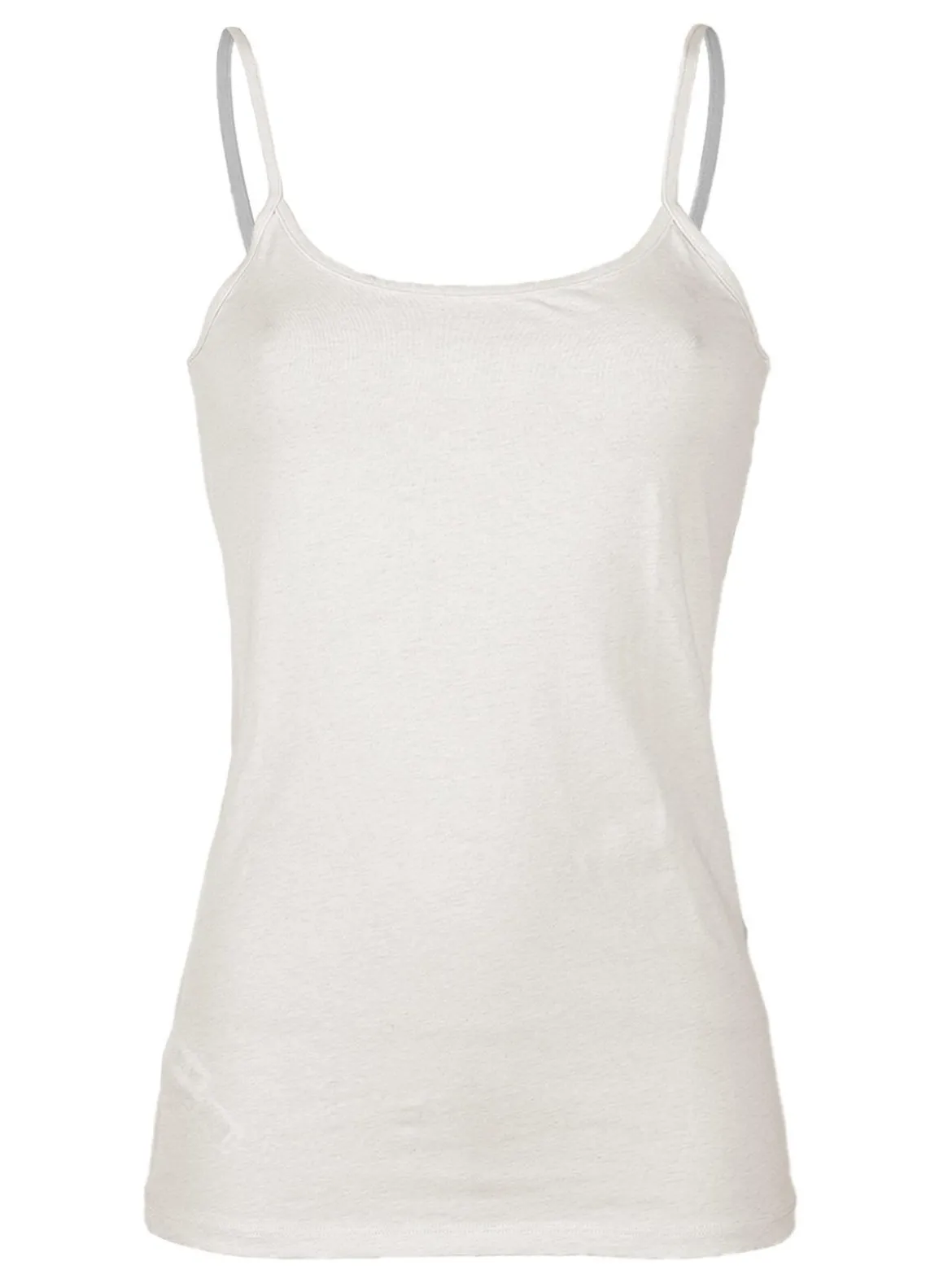 Sielei 1430 Canotta donna spallina sottile in cotone bio