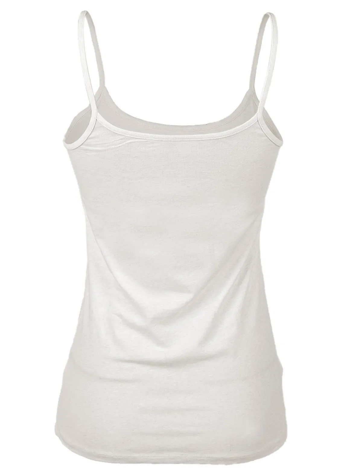 Sielei 1430 Canotta donna spallina sottile in cotone bio