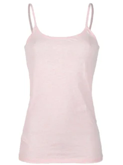 Sielei 1430 Canotta donna spallina sottile in cotone bio