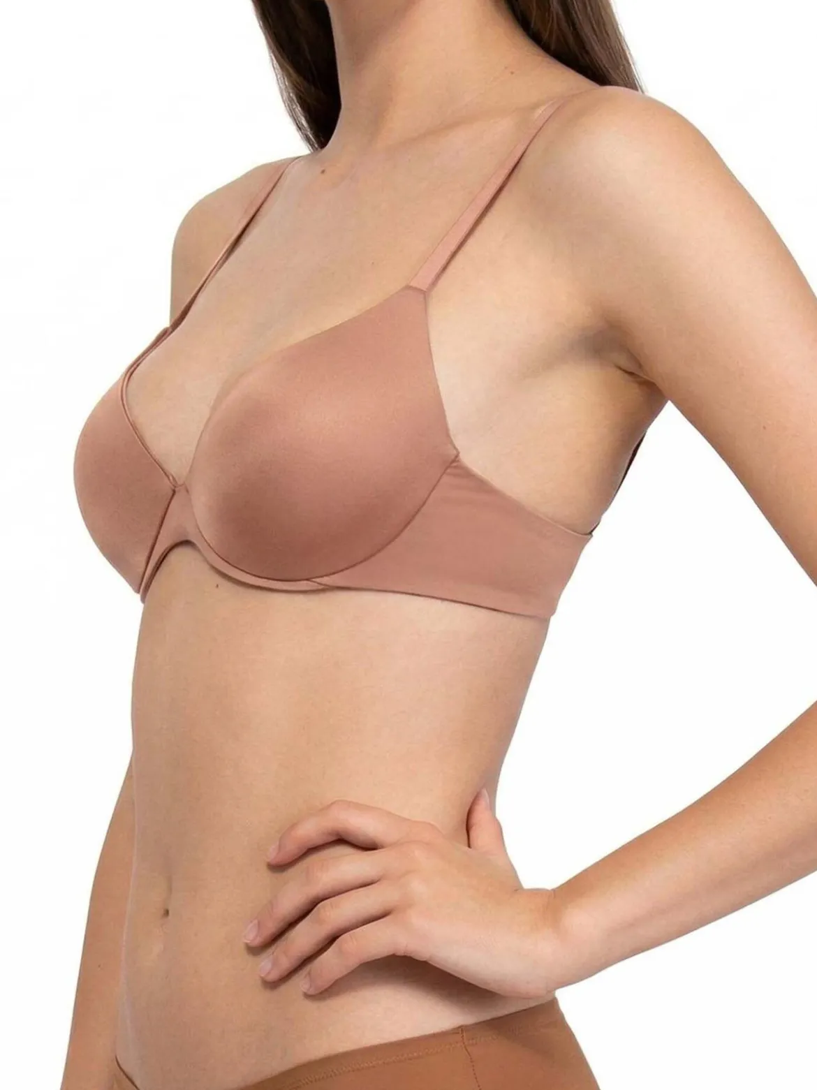 Sielei FANTASTIC Reggiseno push-up con coppe graduate e ferretto COPPA B - nudo