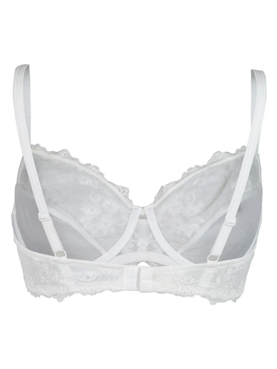 Sielei Reggiseno in tulle ricamato GLAM 1940 coppa C