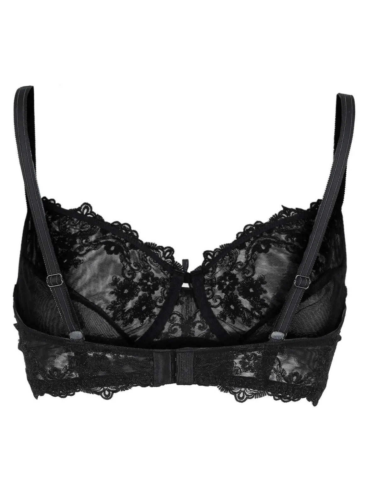 Sielei Reggiseno in tulle ricamato GLAM 1940 coppa C