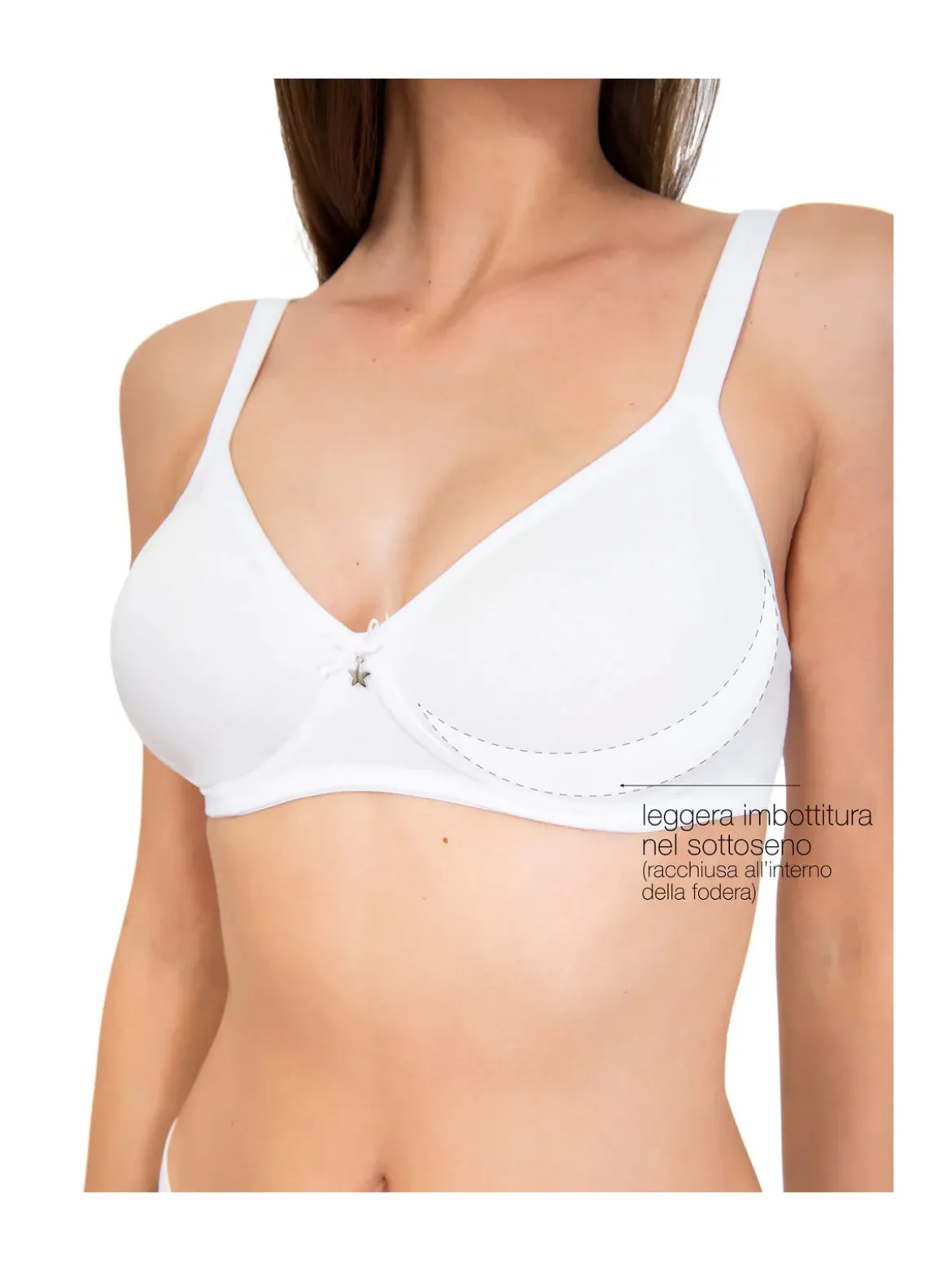Sielei Reggiseno semi imbottito coppa B 1452