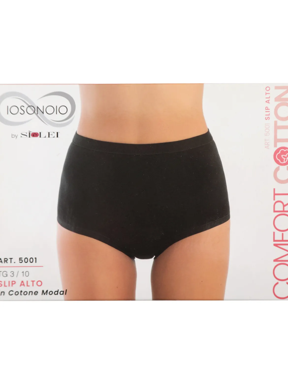 Sielei Slip donna a vita alta in cotone modal