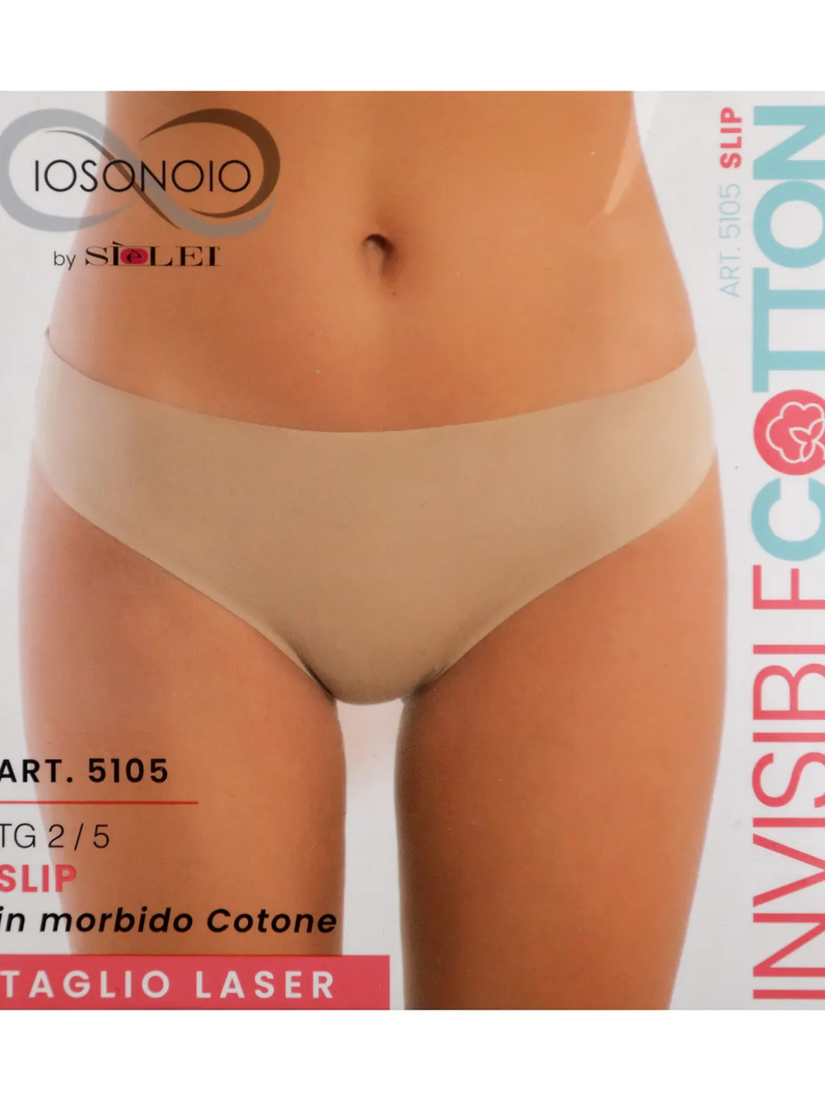 Sielei Slip donna in cotone taglio laser