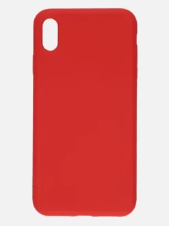 Siipro Cover in silicone per iphone XS MAX ROSSO