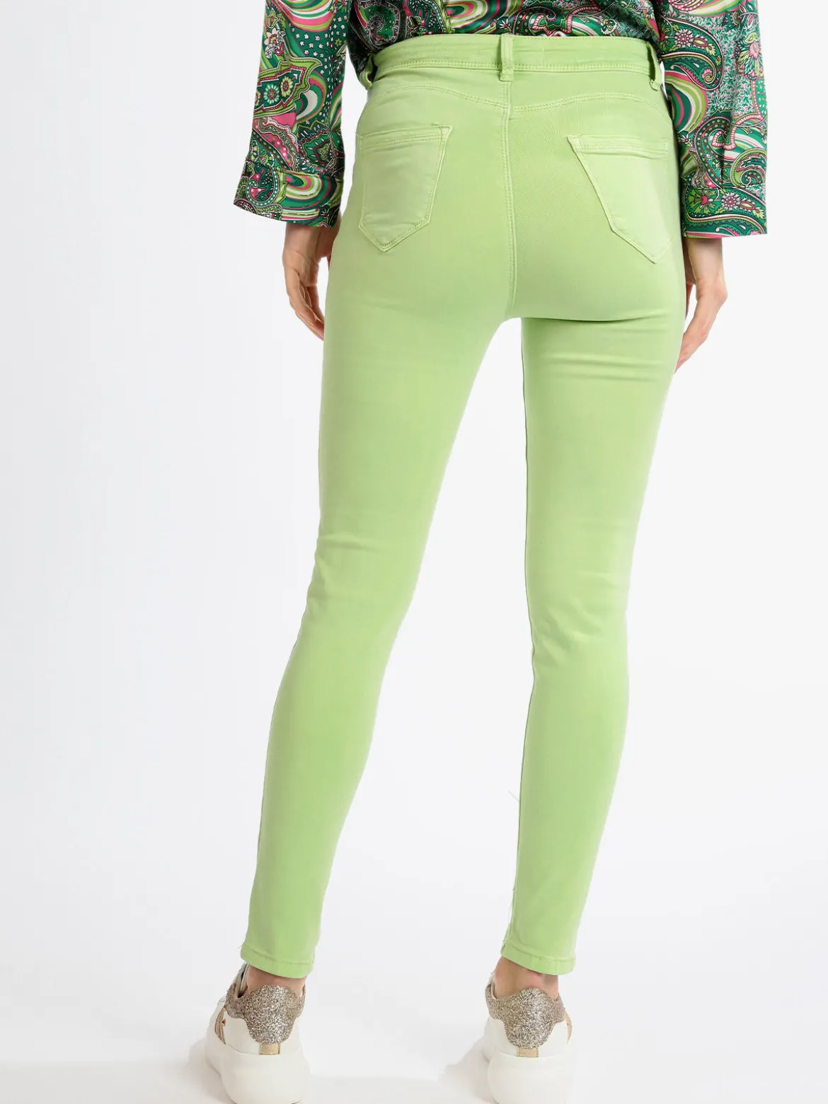 Sixte Pantaloni donna skinny in cotone