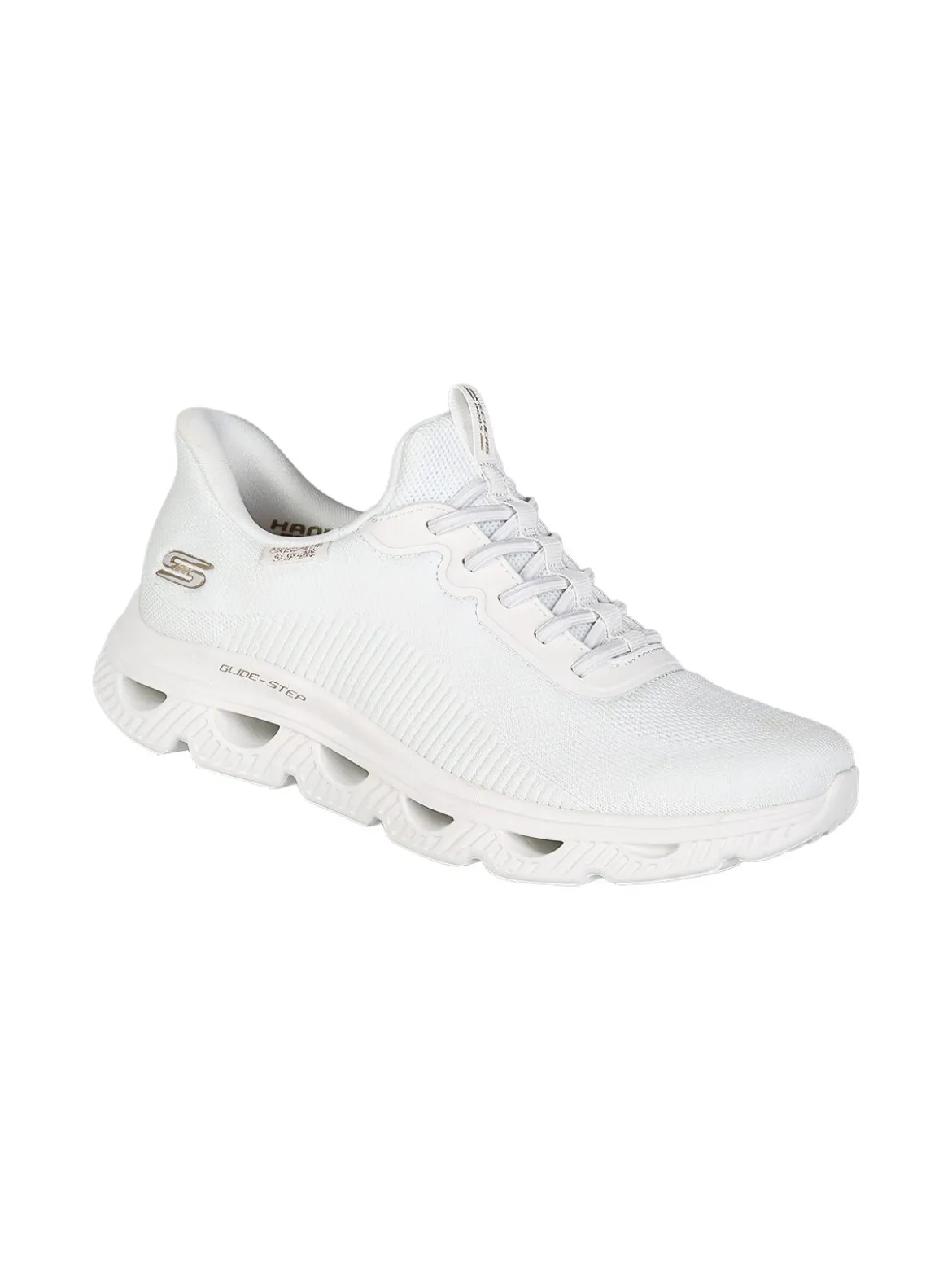 Skechers BOBS ARC WAVES Sneakers donna glide-step - bianco