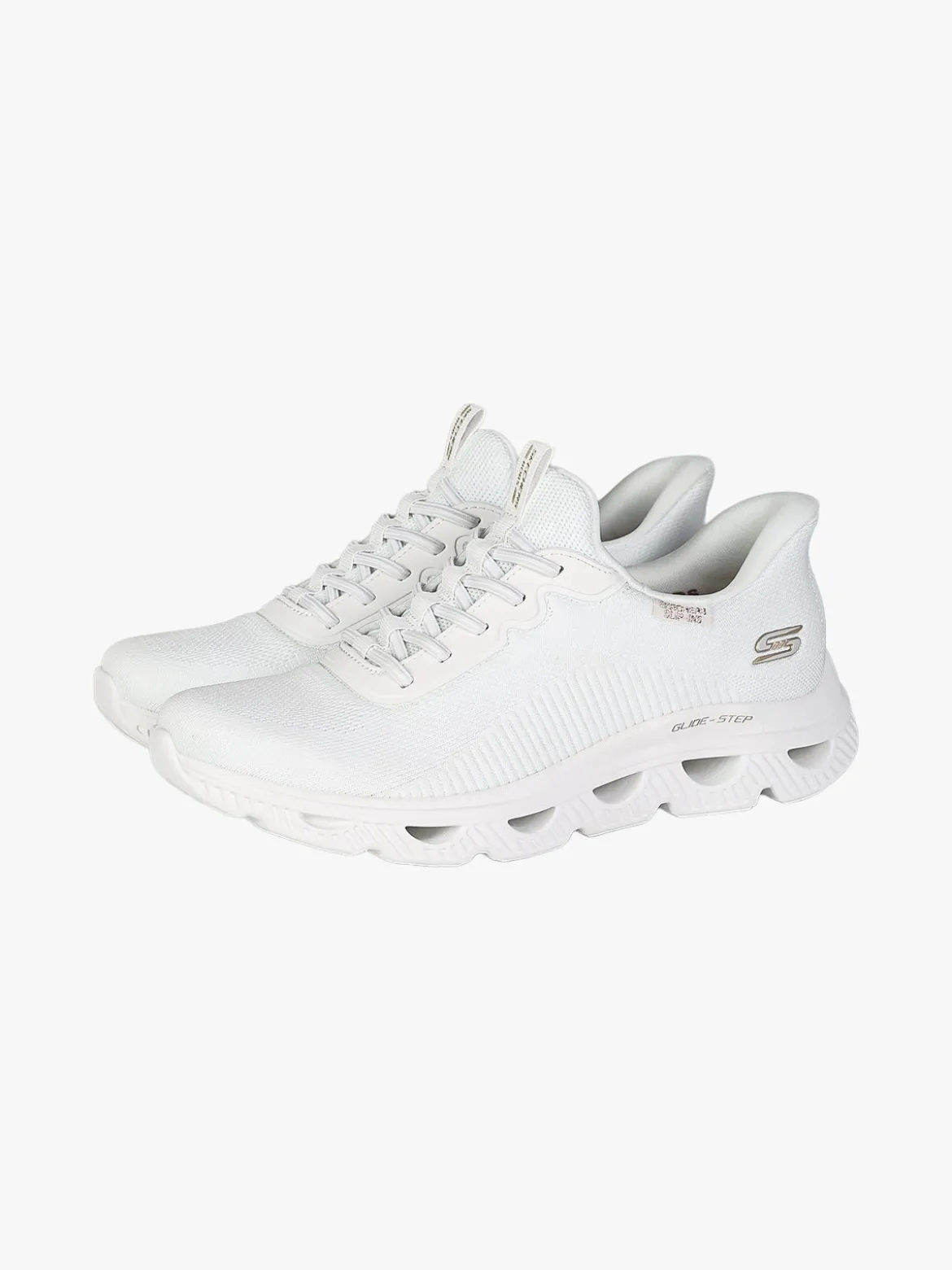 Skechers BOBS ARC WAVES Sneakers donna glide-step - bianco