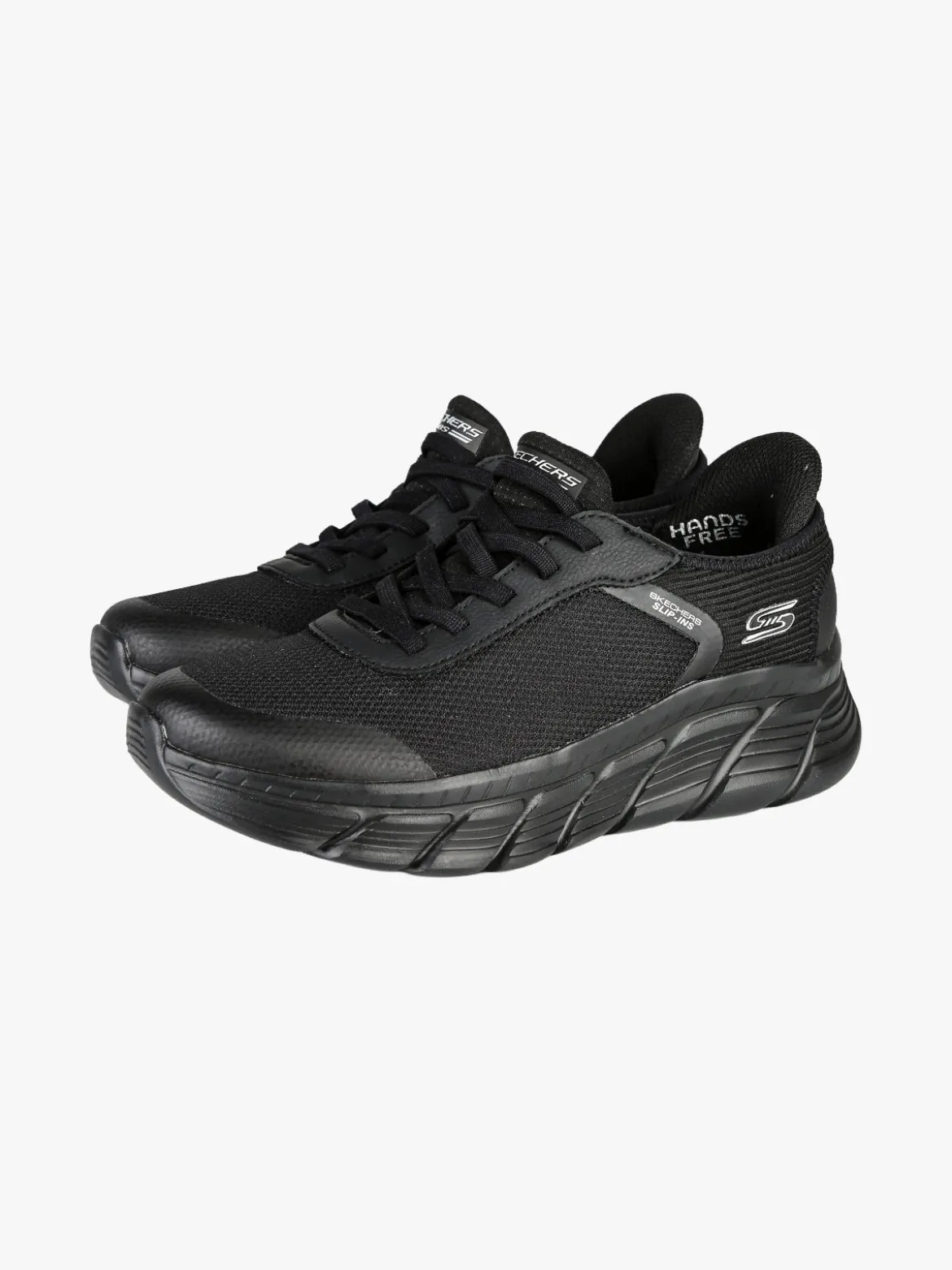 Skechers BOBS B-FLEX LINEAR FORCE Sneakers sportiva donna - nero