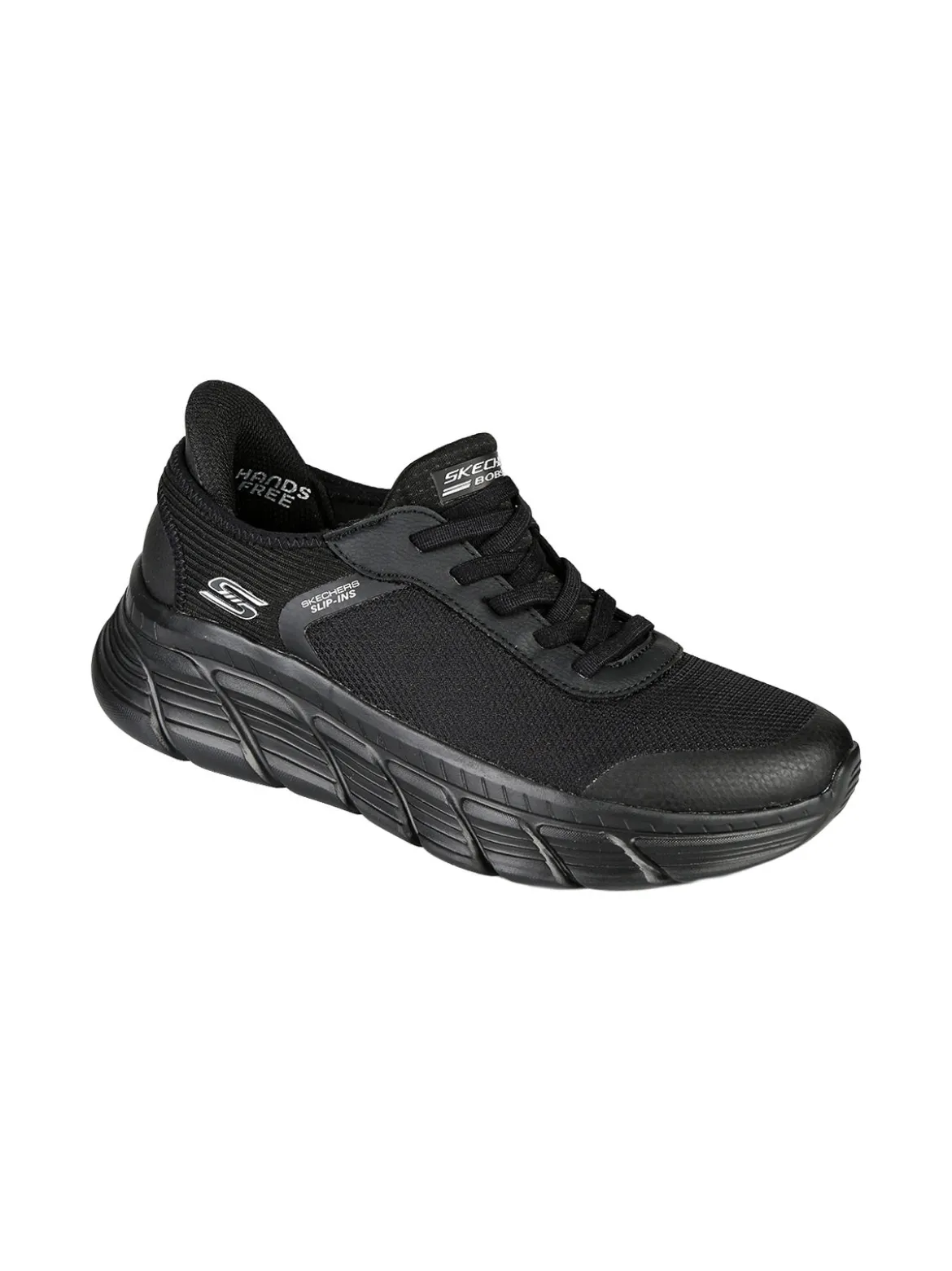 Skechers BOBS B-FLEX LINEAR FORCE Sneakers sportiva donna - nero