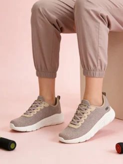 Skechers BOBS B FLEX-VISIONARY ESSENCE Sneakers sportive da donna - taupe
