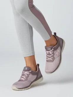 Skechers BOUNTIFUL QUICK PATH Sneakers sportive da donna - rosa
