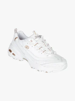 Skechers D'LITES FRESH START Sneakers in pelle da donna - bianco