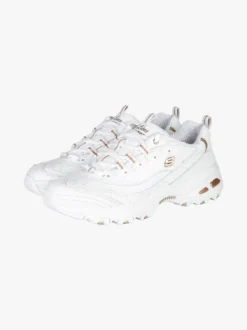 Skechers D'LITES FRESH START Sneakers in pelle da donna - bianco