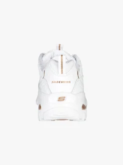 Skechers D'LITES FRESH START Sneakers in pelle da donna - bianco