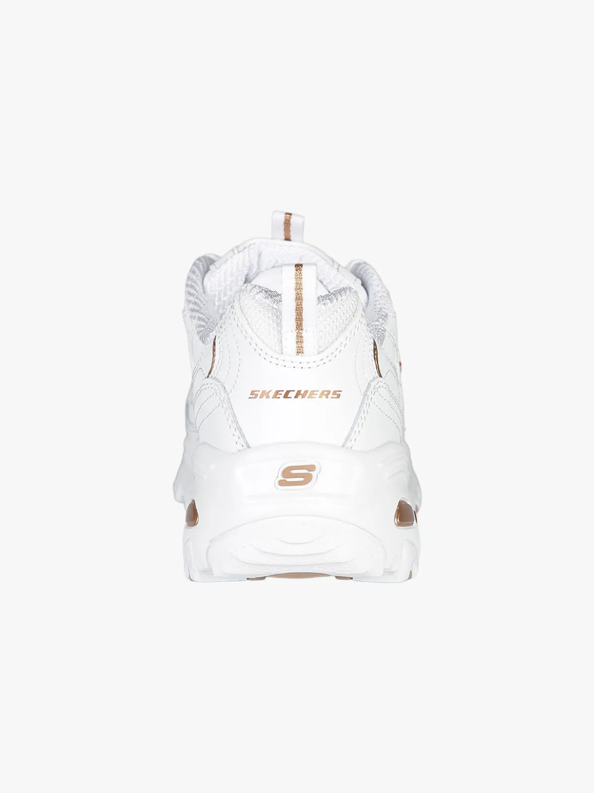 Skechers D'LITES FRESH START Sneakers in pelle da donna - bianco