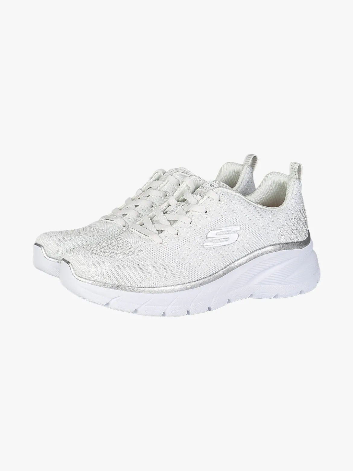 Skechers FASHION FIT 2.0 Moonlight glow Sneakers sportive da donna - bianco