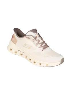 Skechers GLIDE-STEP PRO PURE MOTION Sneakers sportive slip-ins da donna - beige