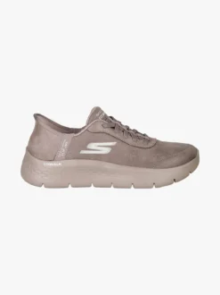 Skechers GO WALK FLEX Sneakers donna in pelle scamosciata - marrone