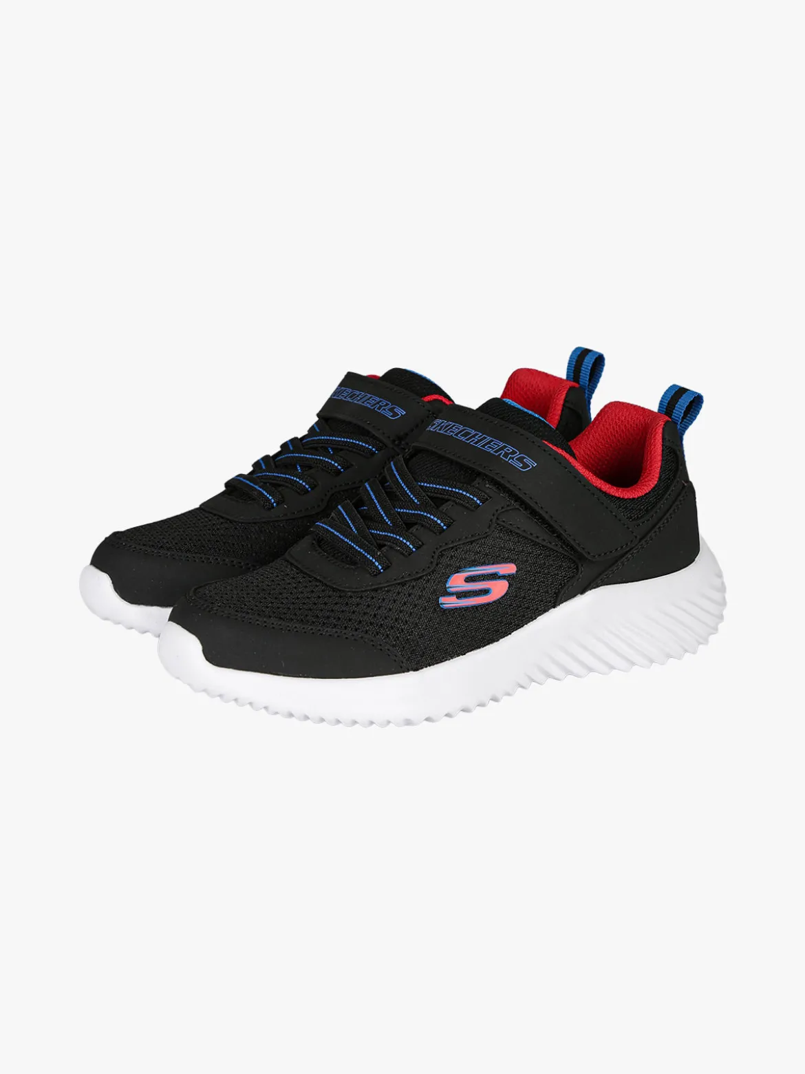 Skechers TECHROX sneakers sportive da bambino con strappo - nero