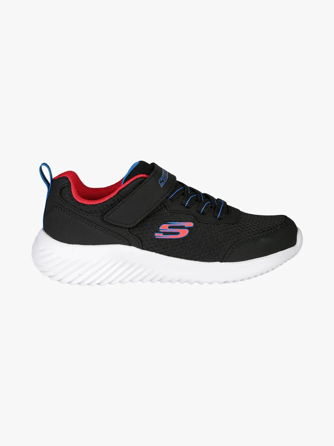 Skechers TECHROX sneakers sportive da bambino con strappo - nero