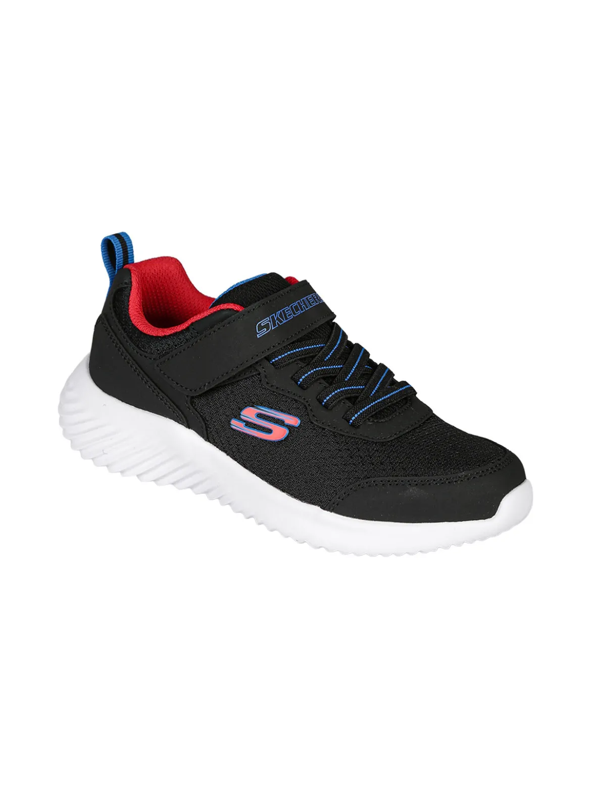 Skechers TECHROX sneakers sportive da bambino con strappo - nero