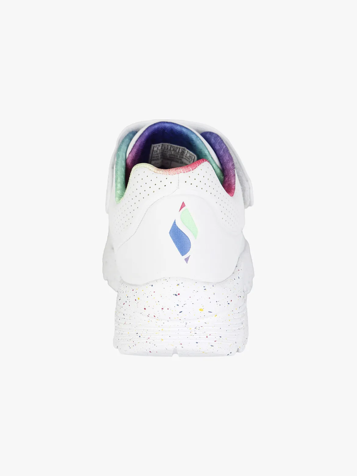 Skechers UNO LITE RAINBOW SPECKS Sneakers da bambina con strappo