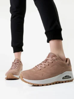 Skechers UNO RUGGED - CHILLPROOF Sneakers in pelle da donna
