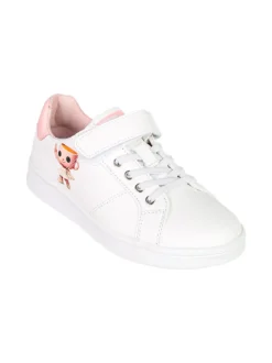 Skifidol Italian Brainrot Sneakers basse da ragazza con cinturino a strappo - bianco