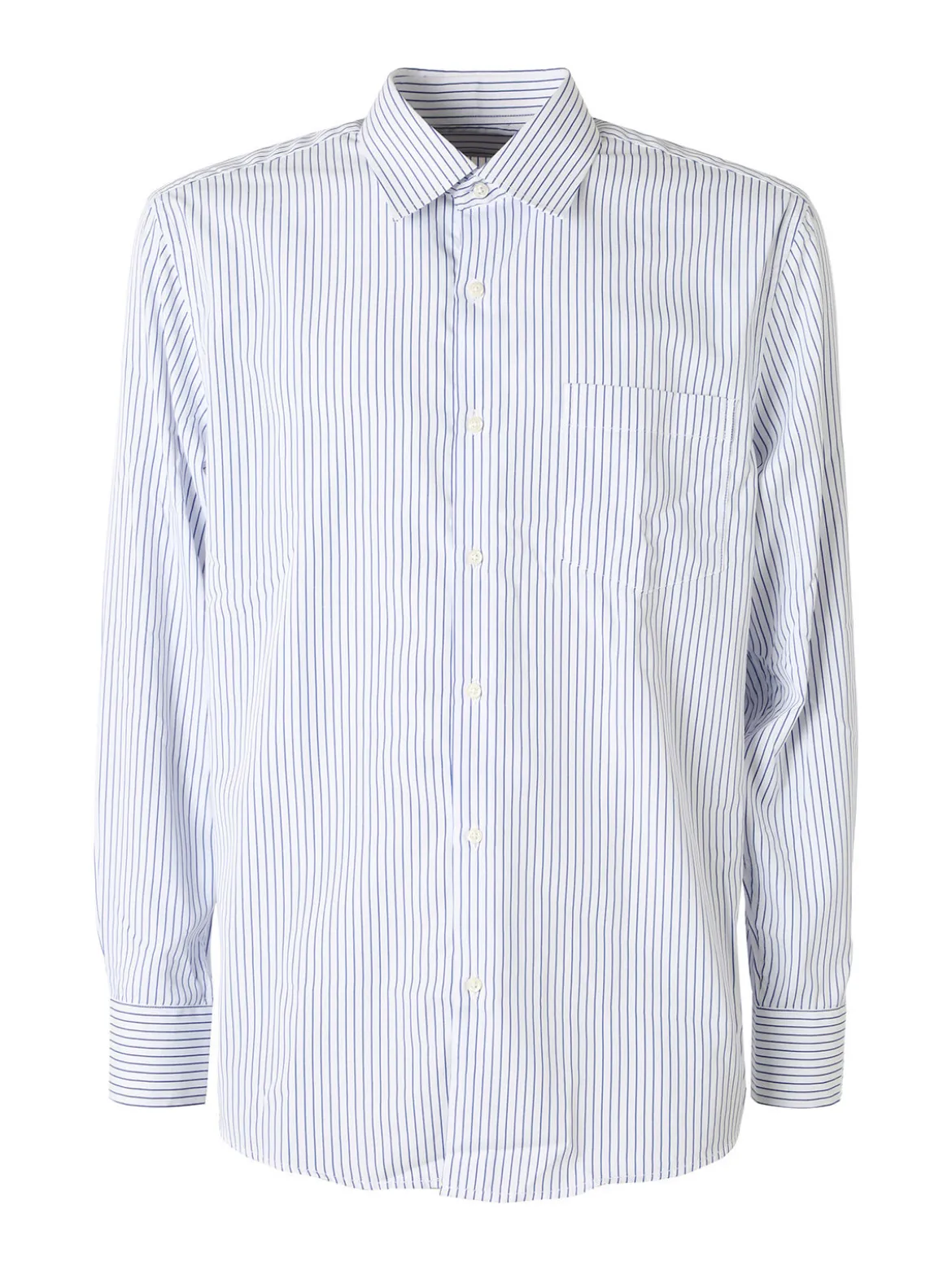 Sky Camicia da uomo rigata a maniche lunghe - cielo